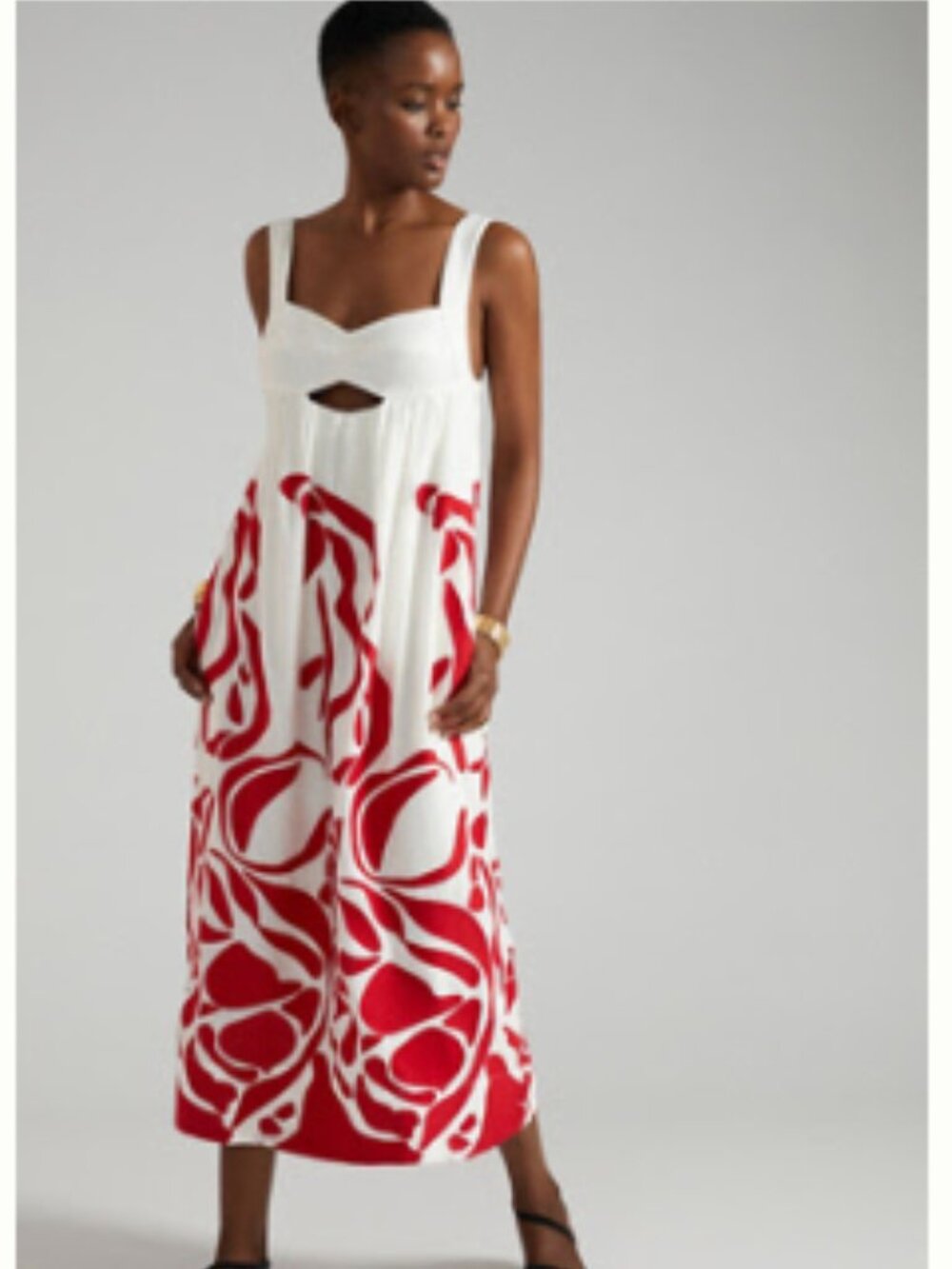 Front Cutout Maxi Dress